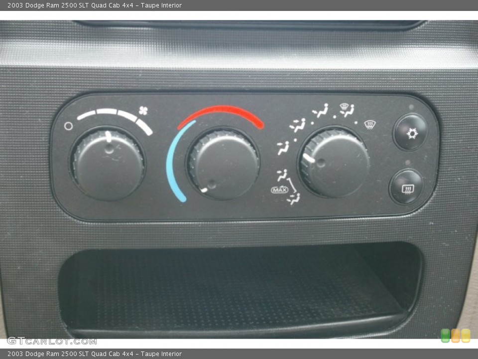 Taupe Interior Controls for the 2003 Dodge Ram 2500 SLT Quad Cab 4x4 #54845182