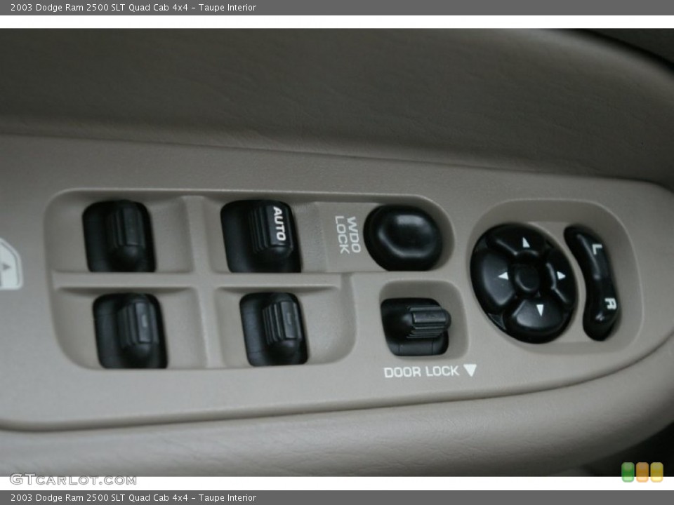 Taupe Interior Controls for the 2003 Dodge Ram 2500 SLT Quad Cab 4x4 #54845210