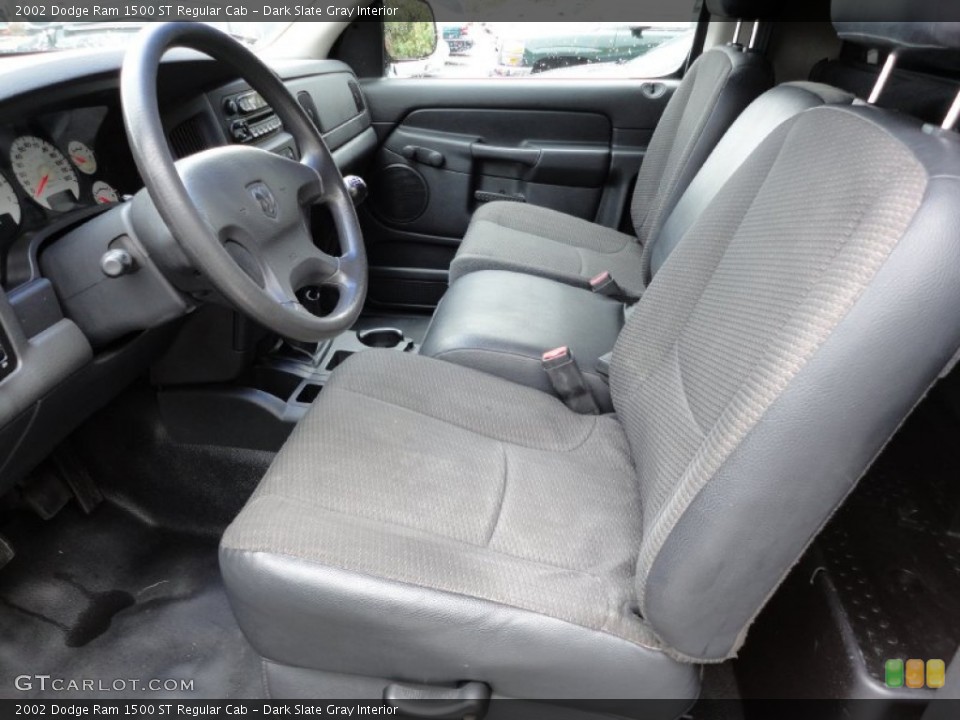 Dark Slate Gray Interior Photo for the 2002 Dodge Ram 1500 ST Regular Cab #54847966