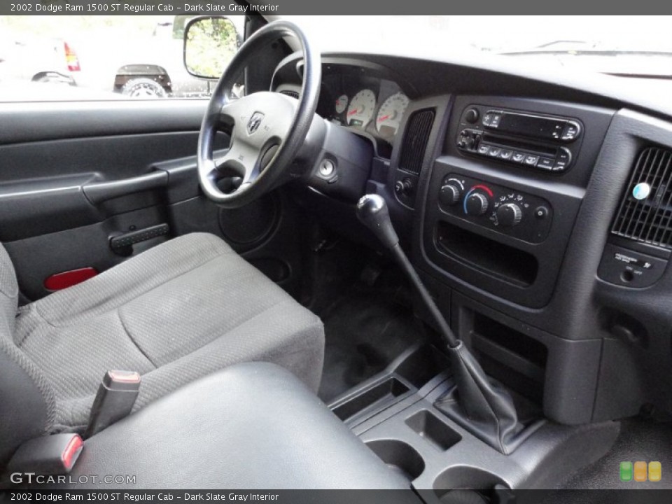 Dark Slate Gray Interior Dashboard for the 2002 Dodge Ram 1500 ST Regular Cab #54847995
