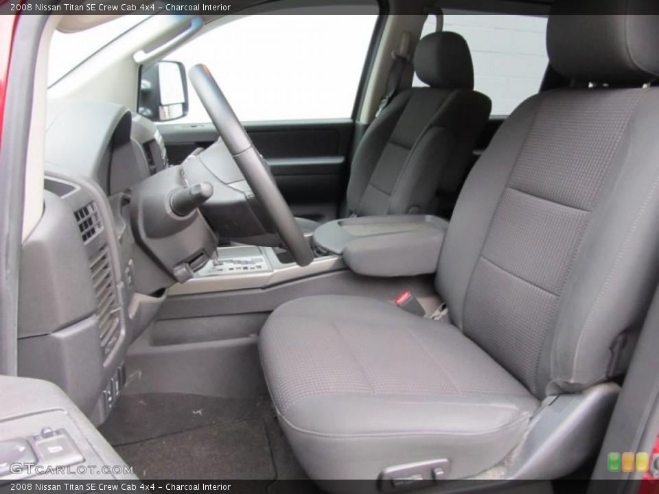Charcoal Interior Photo for the 2008 Nissan Titan SE Crew Cab 4x4 #54849895