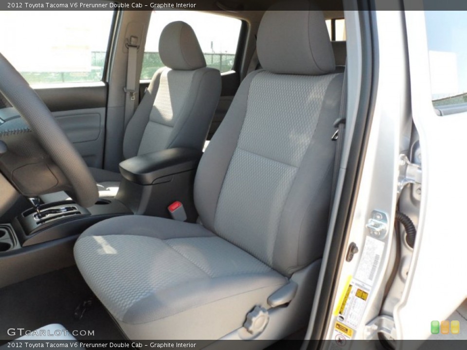 Graphite Interior Photo for the 2012 Toyota Tacoma V6 Prerunner Double Cab #54854500