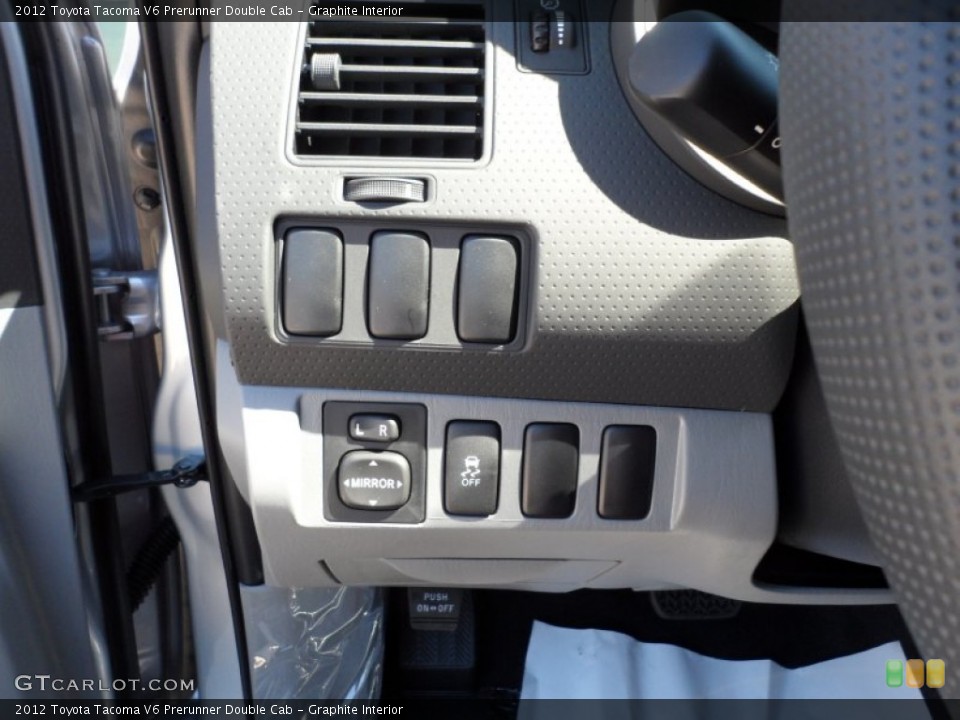 Graphite Interior Controls for the 2012 Toyota Tacoma V6 Prerunner Double Cab #54854581