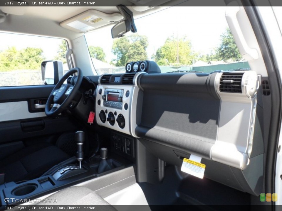 Dark Charcoal Interior Dashboard for the 2012 Toyota FJ Cruiser 4WD #54855847