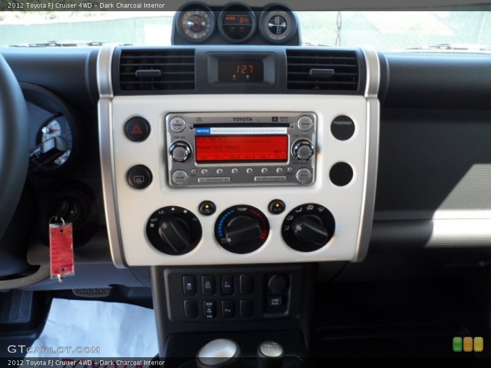 Dark Charcoal Interior Controls for the 2012 Toyota FJ Cruiser 4WD #54855954