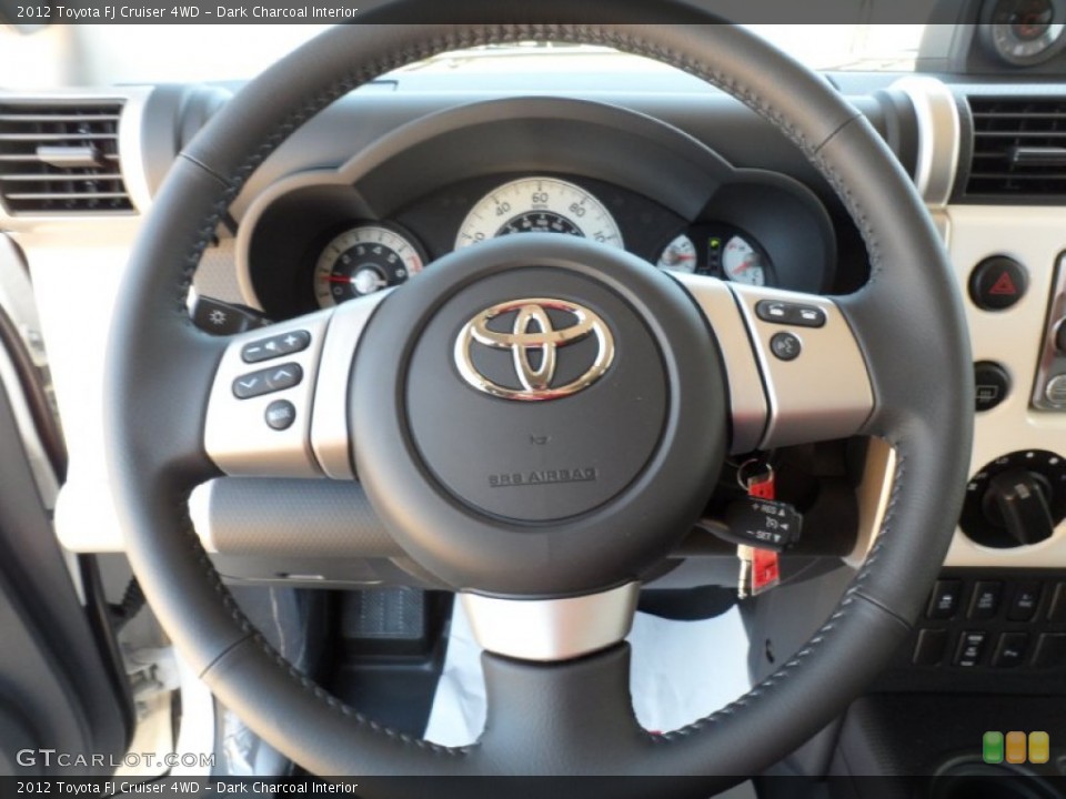 Dark Charcoal Interior Steering Wheel for the 2012 Toyota FJ Cruiser 4WD #54856006