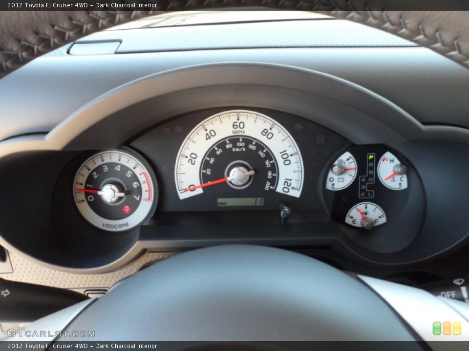 Dark Charcoal Interior Gauges for the 2012 Toyota FJ Cruiser 4WD #54856015