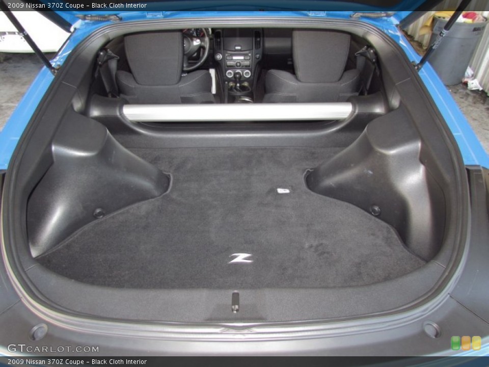 Black Cloth Interior Trunk for the 2009 Nissan 370Z Coupe #54858658