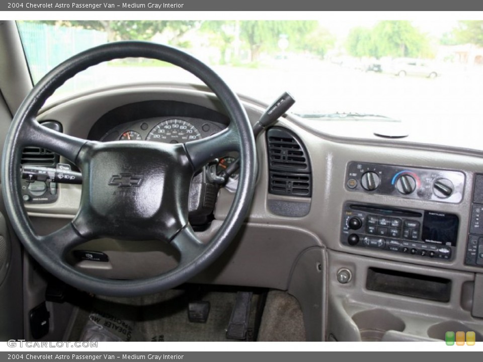 Medium Gray Interior Dashboard for the 2004 Chevrolet Astro Passenger Van #54861877