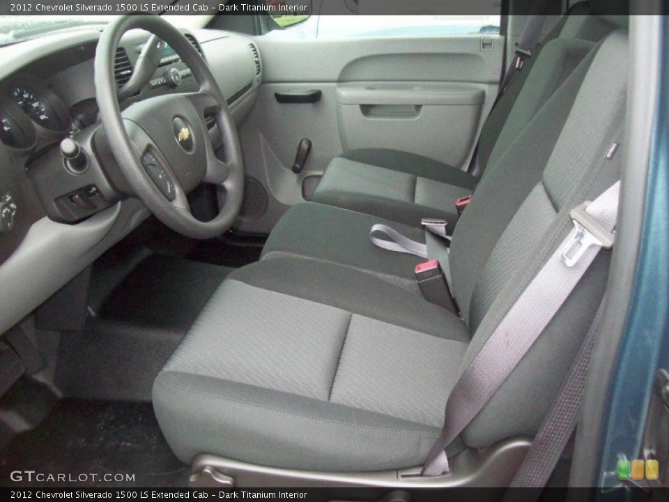 Dark Titanium Interior Photo for the 2012 Chevrolet Silverado 1500 LS Extended Cab #54862051