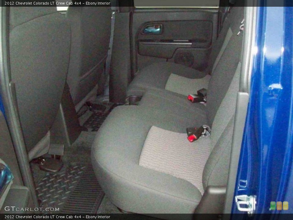 Ebony Interior Photo for the 2012 Chevrolet Colorado LT Crew Cab 4x4 #54862264