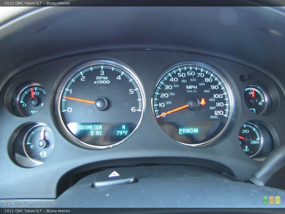 Ebony Interior Gauges for the 2012 GMC Yukon SLT #54864898