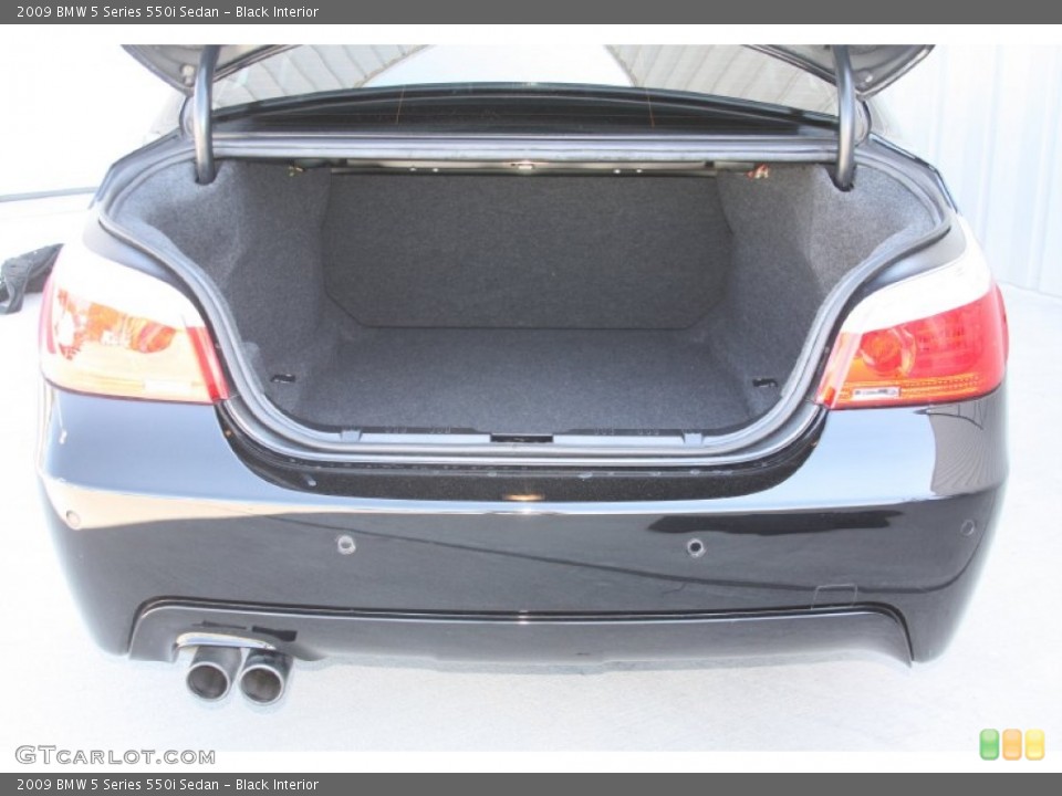 Black Interior Trunk for the 2009 BMW 5 Series 550i Sedan #54865690