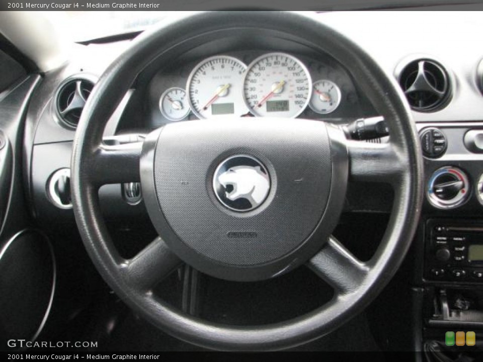 Medium Graphite Interior Steering Wheel for the 2001 Mercury Cougar i4 #54865705