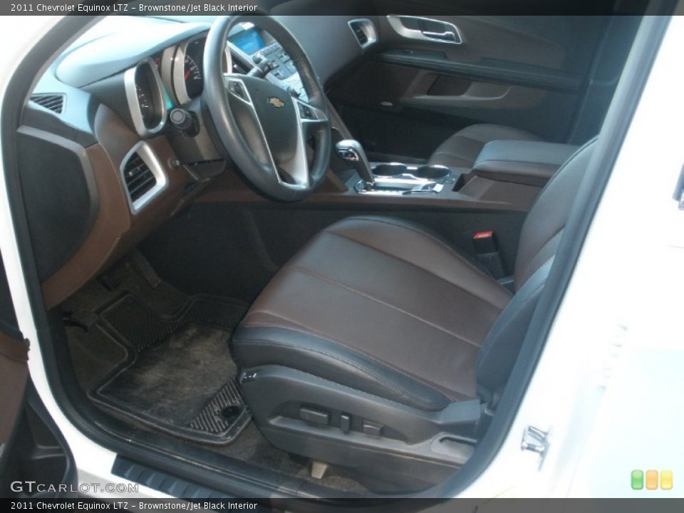 Brownstone/Jet Black Interior Photo for the 2011 Chevrolet Equinox LTZ #54866044