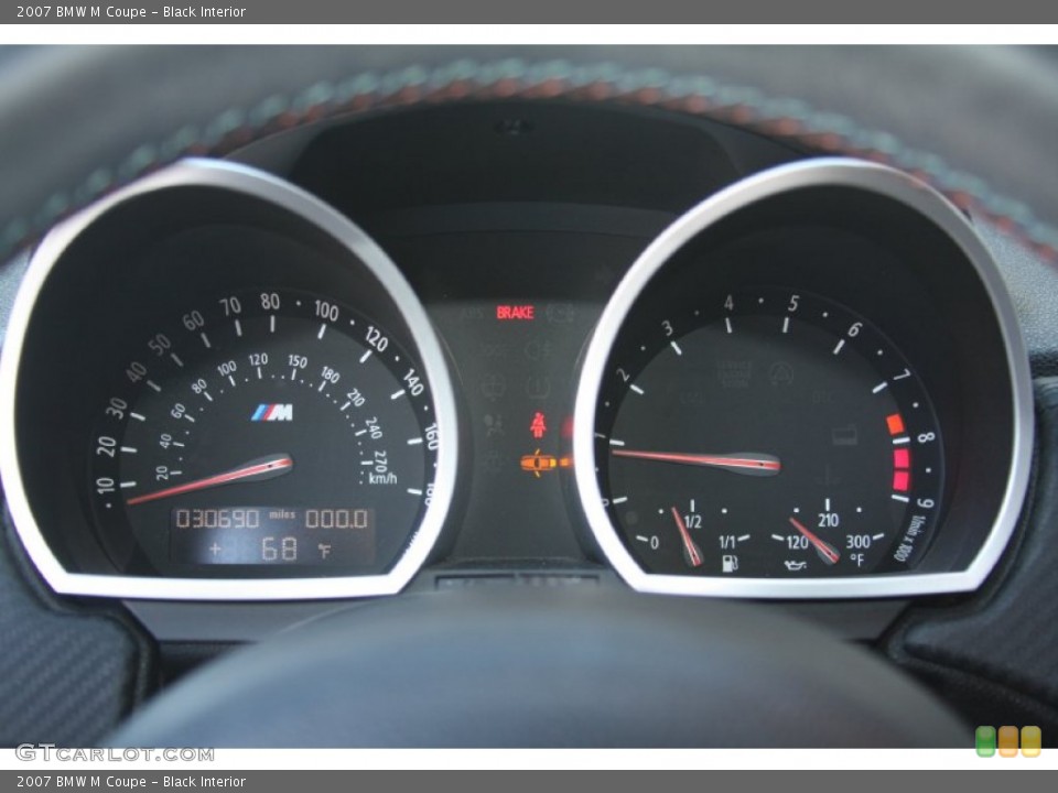 Black Interior Gauges for the 2007 BMW M Coupe #54867262