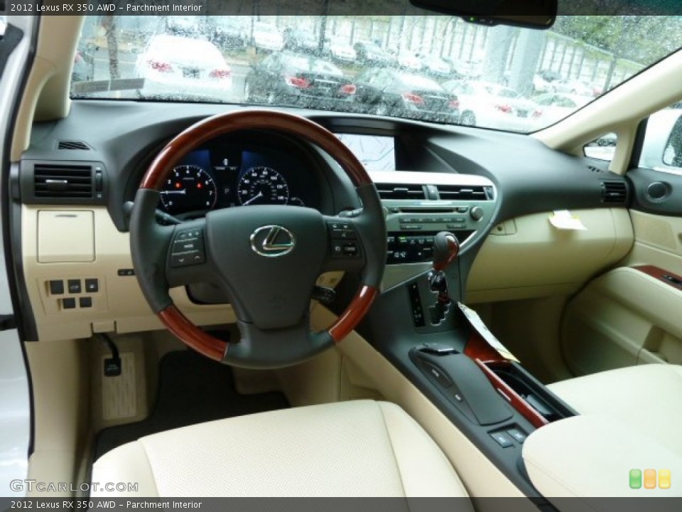 Parchment Interior Dashboard for the 2012 Lexus RX 350 AWD #54868186