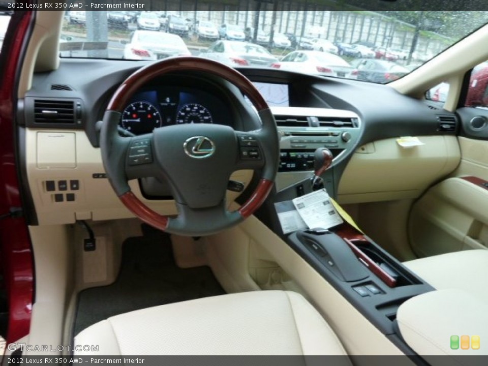Parchment Interior Photo for the 2012 Lexus RX 350 AWD #54868363