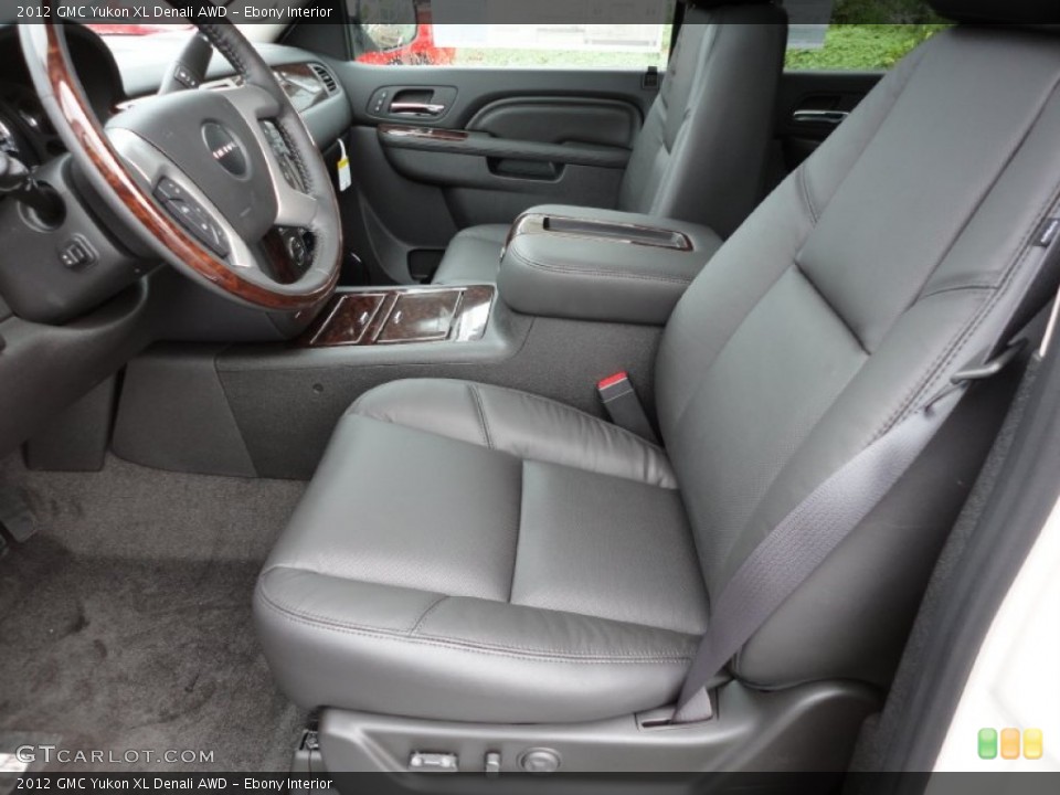 Ebony Interior Photo for the 2012 GMC Yukon XL Denali AWD #54869824