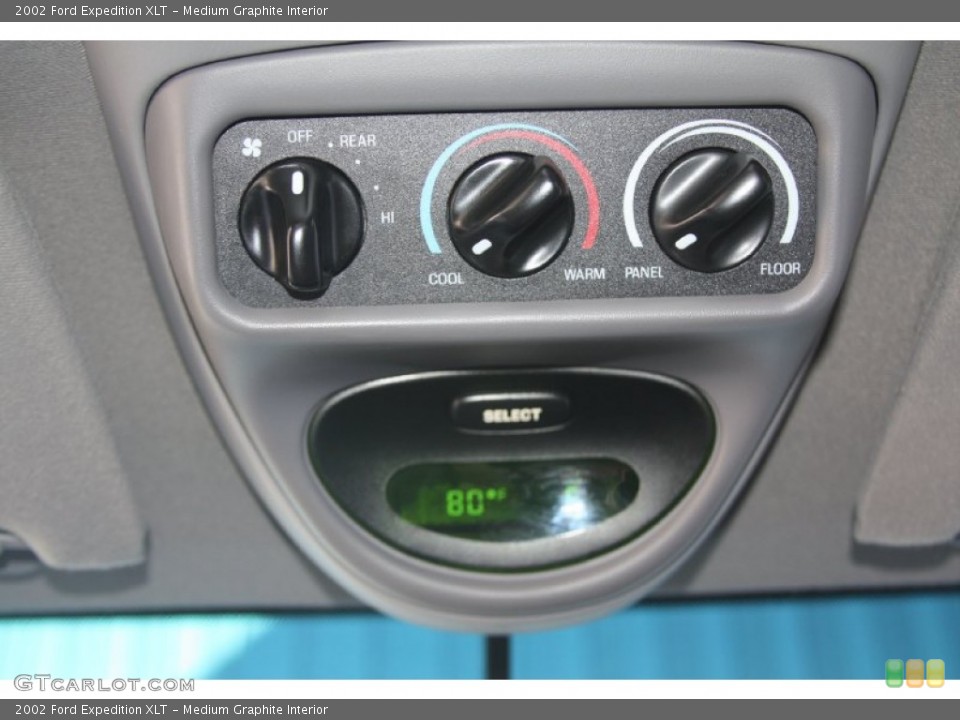 Medium Graphite Interior Controls for the 2002 Ford Expedition XLT #54869872