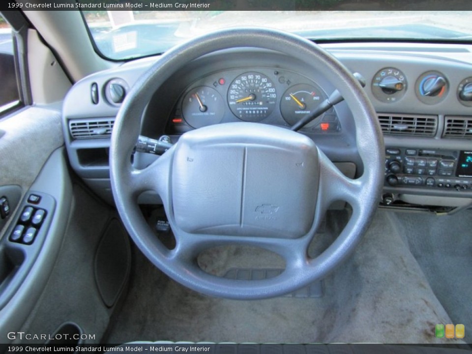 Medium Gray Interior Steering Wheel for the 1999 Chevrolet Lumina  #54870820