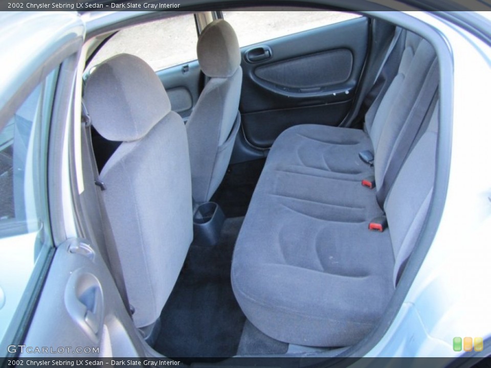 Dark Slate Gray Interior Photo for the 2002 Chrysler Sebring LX Sedan #54871054