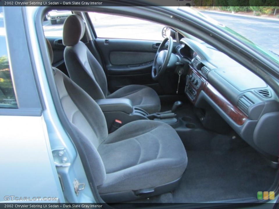 Dark Slate Gray Interior Photo for the 2002 Chrysler Sebring LX Sedan #54871063