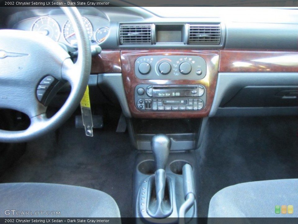 Dark Slate Gray Interior Dashboard for the 2002 Chrysler Sebring LX Sedan #54871073