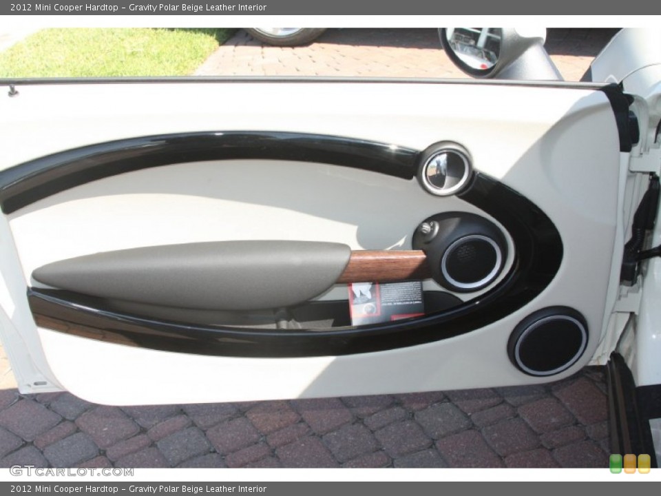 Gravity Polar Beige Leather Interior Door Panel for the 2012 Mini Cooper Hardtop #54873355