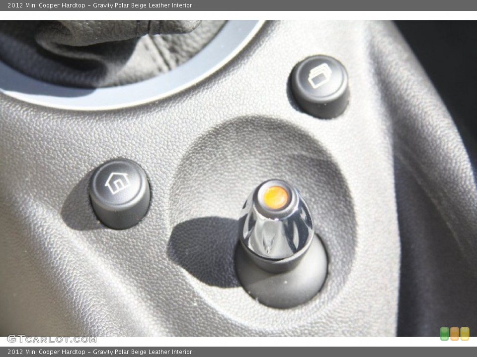 Gravity Polar Beige Leather Interior Controls for the 2012 Mini Cooper Hardtop #54873424