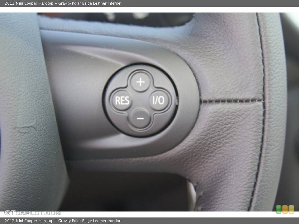 Gravity Polar Beige Leather Interior Controls for the 2012 Mini Cooper Hardtop #54873451