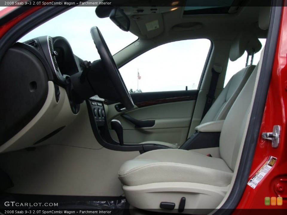 Parchment Interior Photo for the 2008 Saab 9-3 2.0T SportCombi Wagon #54875551