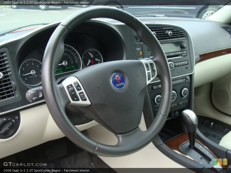 Parchment Interior Dashboard for the 2008 Saab 9-3 2.0T SportCombi Wagon #54875578