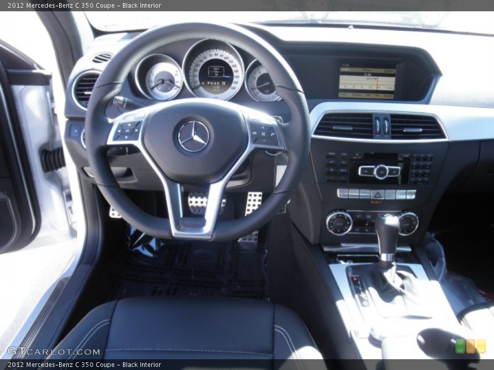 Black Interior Dashboard for the 2012 Mercedes-Benz C 350 Coupe #54877127