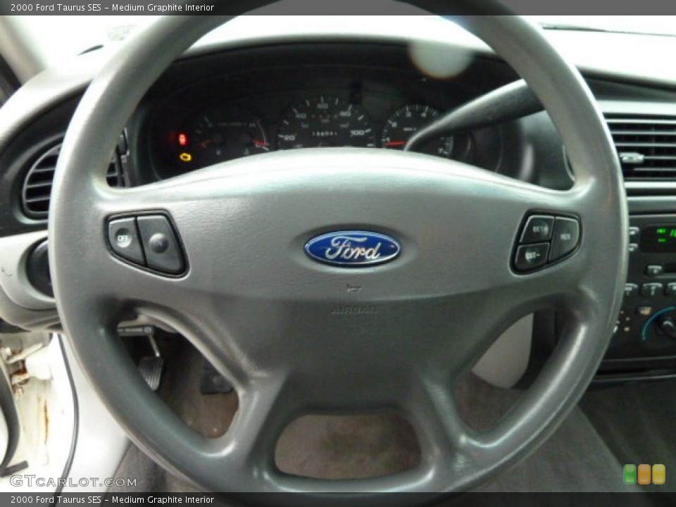 Medium Graphite Interior Steering Wheel for the 2000 Ford Taurus SES #54881450