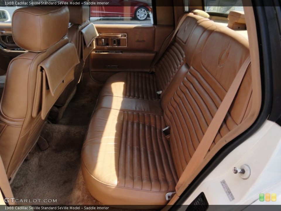 Saddle Interior Photo for the 1988 Cadillac SeVille  #54882650