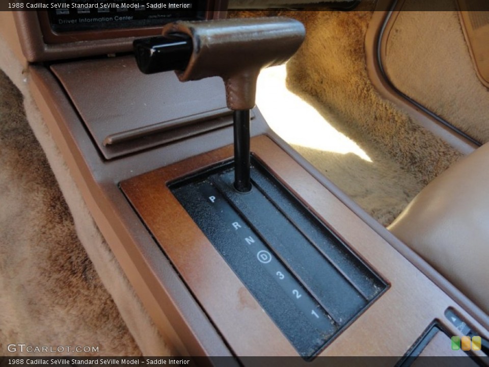 Saddle Interior Transmission for the 1988 Cadillac SeVille  #54882694