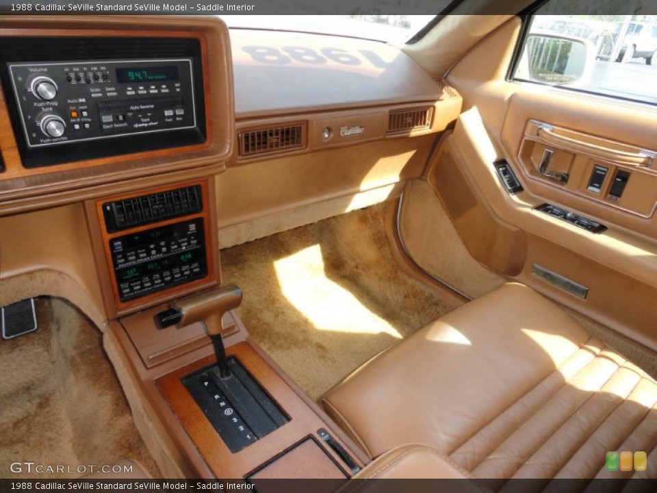 Saddle 1988 Cadillac SeVille Interiors