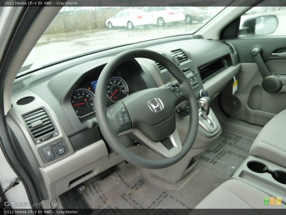 Gray Interior Photo for the 2011 Honda CR-V EX 4WD #54882973