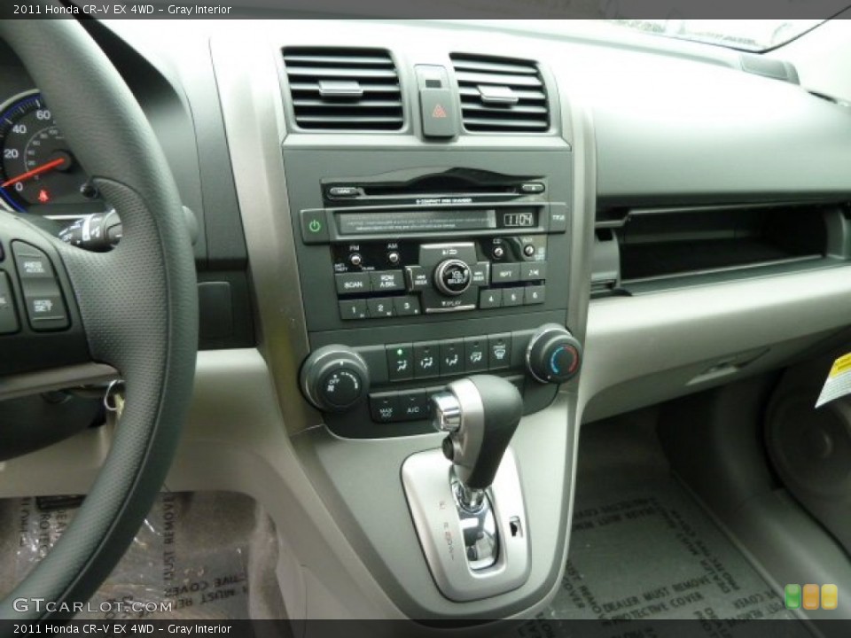 Gray Interior Controls for the 2011 Honda CR-V EX 4WD #54883000