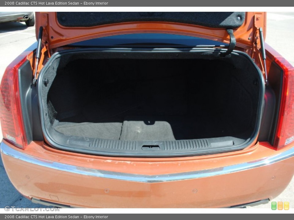 Ebony Interior Trunk for the 2008 Cadillac CTS Hot Lava Edition Sedan #54884122