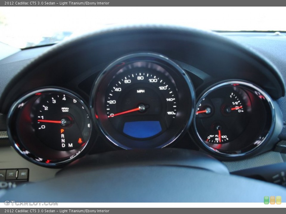 Light Titanium/Ebony Interior Gauges for the 2012 Cadillac CTS 3.0 Sedan #54884539