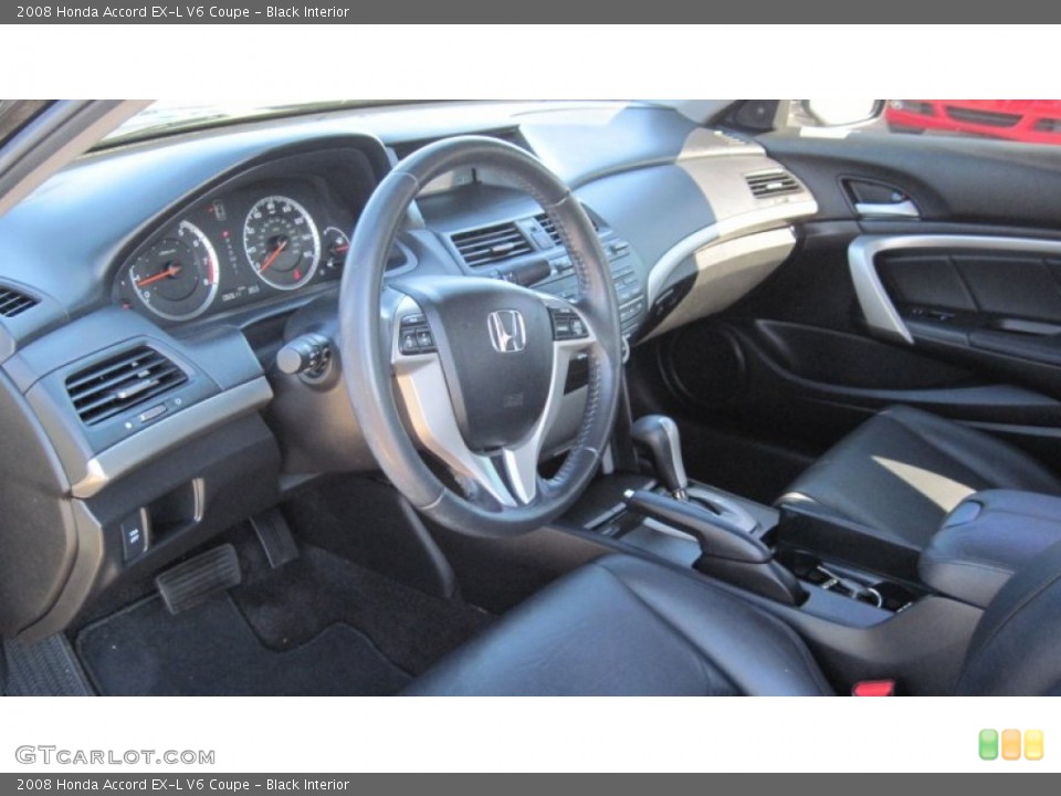 Black Interior Photo for the 2008 Honda Accord EX-L V6 Coupe #54885863
