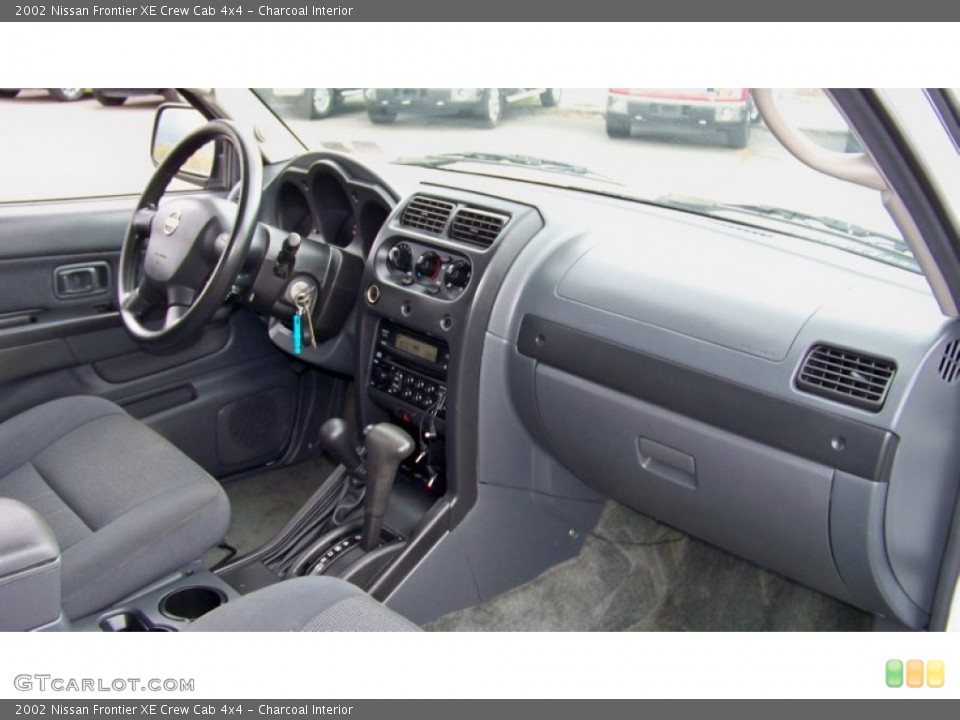 Charcoal Interior Dashboard for the 2002 Nissan Frontier XE Crew Cab 4x4 #54886531