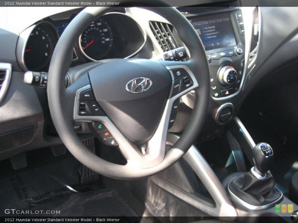 Black Interior Dashboard for the 2012 Hyundai Veloster  #54887611