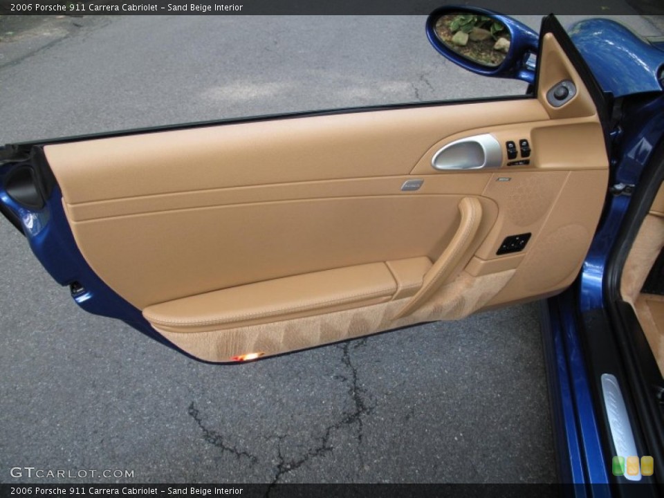 Sand Beige Interior Door Panel for the 2006 Porsche 911 Carrera Cabriolet #54888010