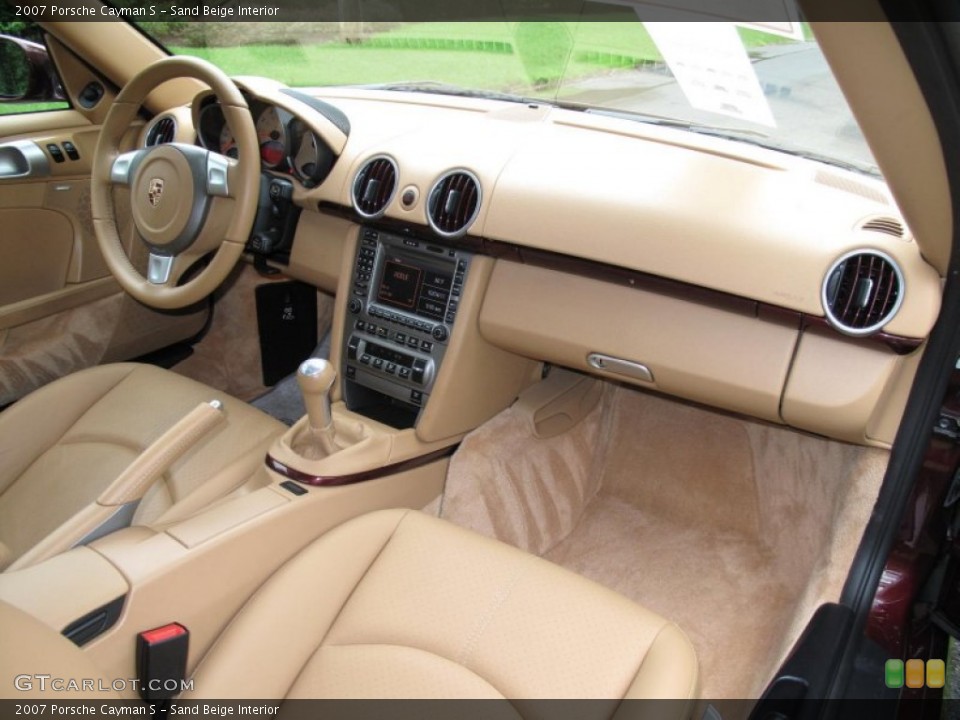 Sand Beige Interior Dashboard for the 2007 Porsche Cayman S #54888196