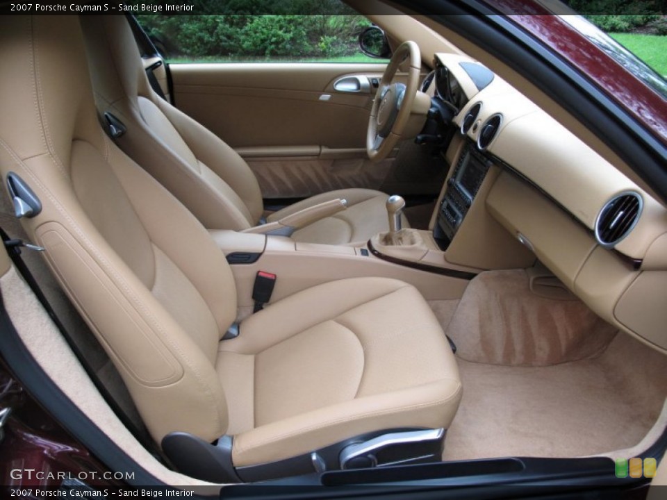 Sand Beige Interior Photo for the 2007 Porsche Cayman S #54888205