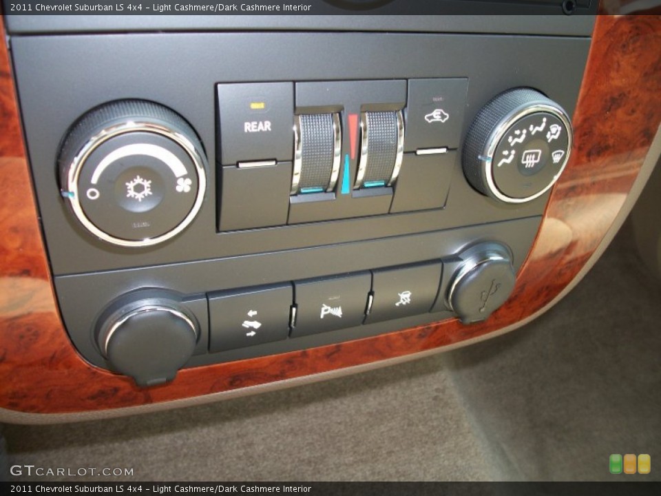 Light Cashmere/Dark Cashmere Interior Controls for the 2011 Chevrolet Suburban LS 4x4 #54889765