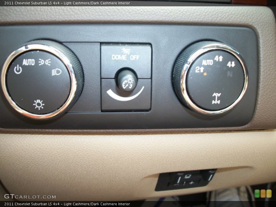 Light Cashmere/Dark Cashmere Interior Controls for the 2011 Chevrolet Suburban LS 4x4 #54889855